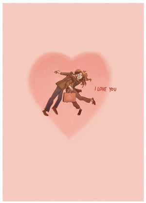 Ansichtkaart I love you