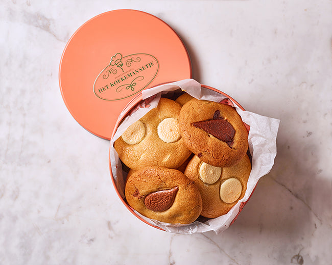 Koektrommel met 12 koekjes